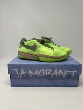 NIKE Youth Shoes JA MORANT Zombie Halloween LIME BLAST Size 1.5Y FV6097-300