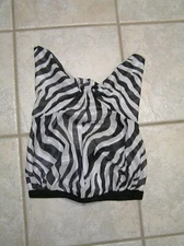 NEW UNBRANDED ZEBRA FLY SHIELD SOFT MESH FLY MASK WITH EARS BLACK SIZE FULL