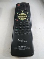    Sharp RRMCG0204AJSA VCR Remote Control Gray Factory Original Genuine BNI 