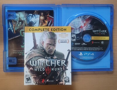 The Witcher III 3 Wild Hunt Complete Edition Sony PlayStation 4 PS4 16 DLCs