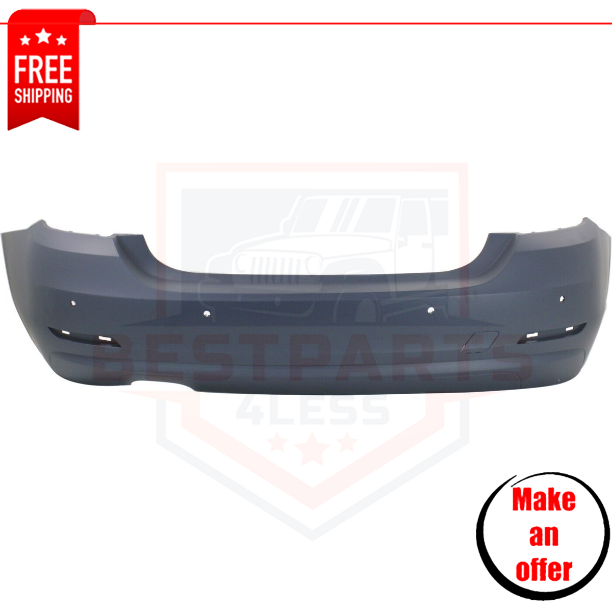 Rear Bumper Cover BM1100283 primed for 20142016 BMW 428i & 428i xDrive eBay