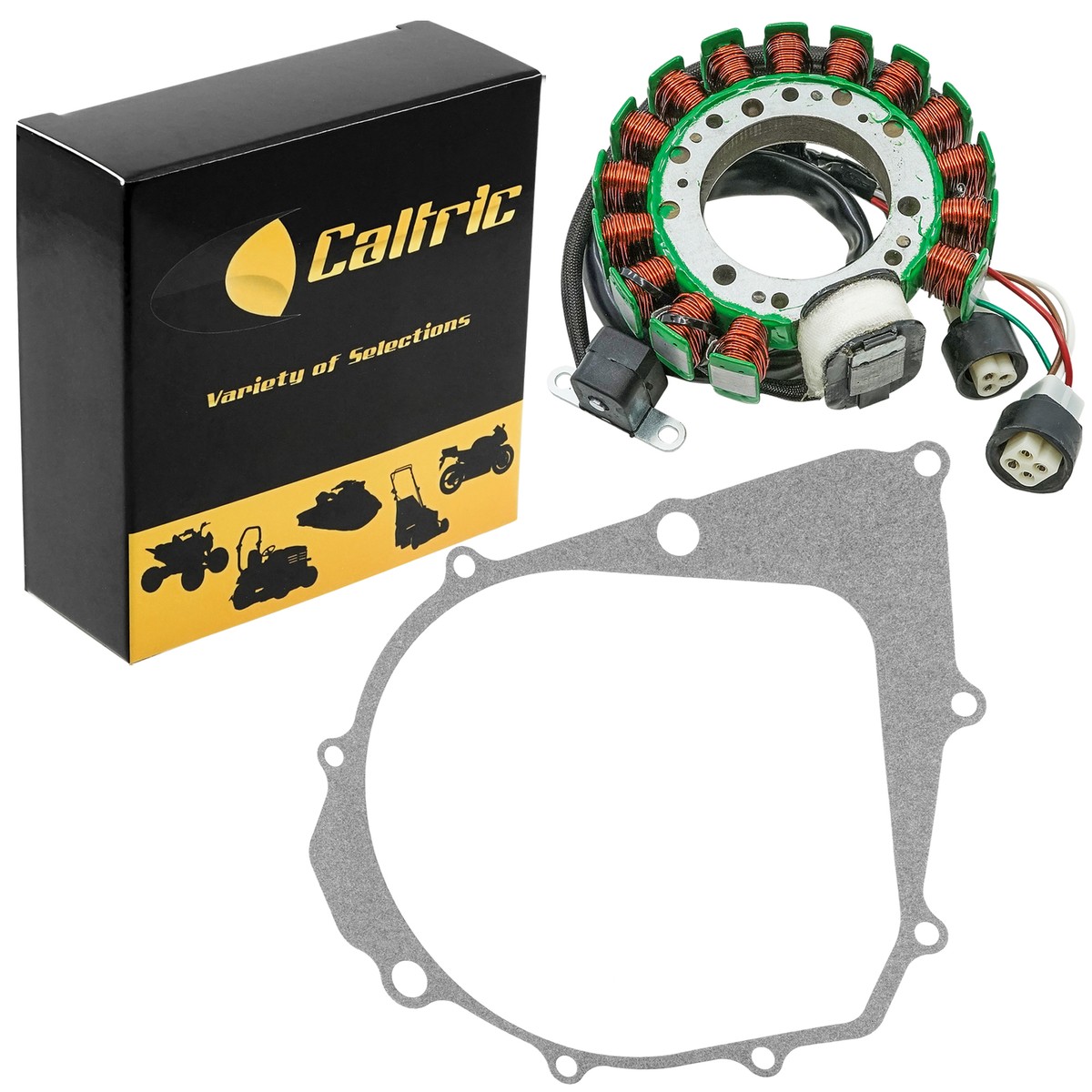 Starters For Ford E-350 Super Duty Starter Clutch & Gasket Kit For Yamaha Raptor 350 YFM350 (2004-2013) - Caltric A/C Compressors & Clutches For Ford F-350 Super Duty - Foto 12