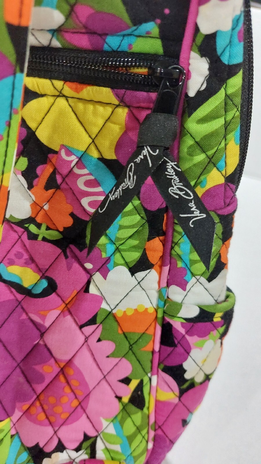 Vera Bradley Va Va Bloom Floral Quilted Weekender Travel Bag and Small Backpack