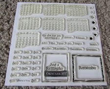 Close To My Heart Acrylic Stamp Set CTMH - D1339-Moments in Time - New