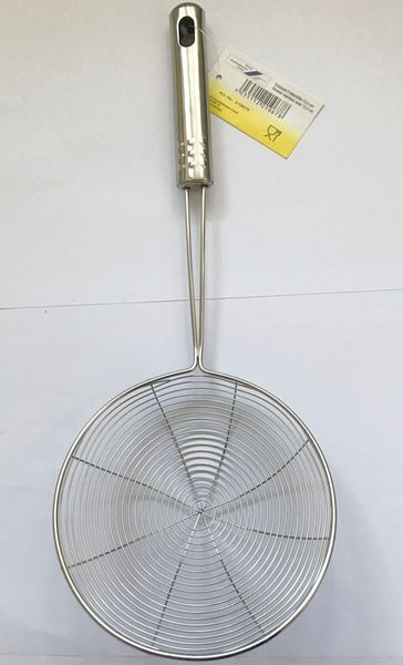 TOP Frittierlöffel Abseihlöffel Schaumlöffel Schöpflöffel Edelstahl Ø 13,5 cm