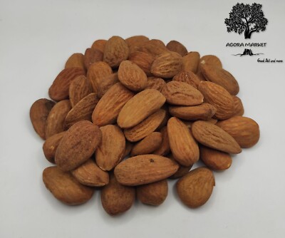 Whole Raw Unsalted Greek Large Almonds 220g - 1.95Kg Premium Quality