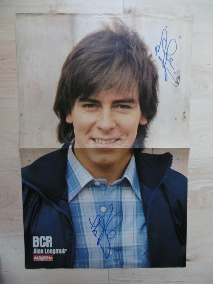 Alan Longmuir "Bay City Rollers" Autogramm signed 29x43 cm Poster gefaltet - Bild 1 von 1