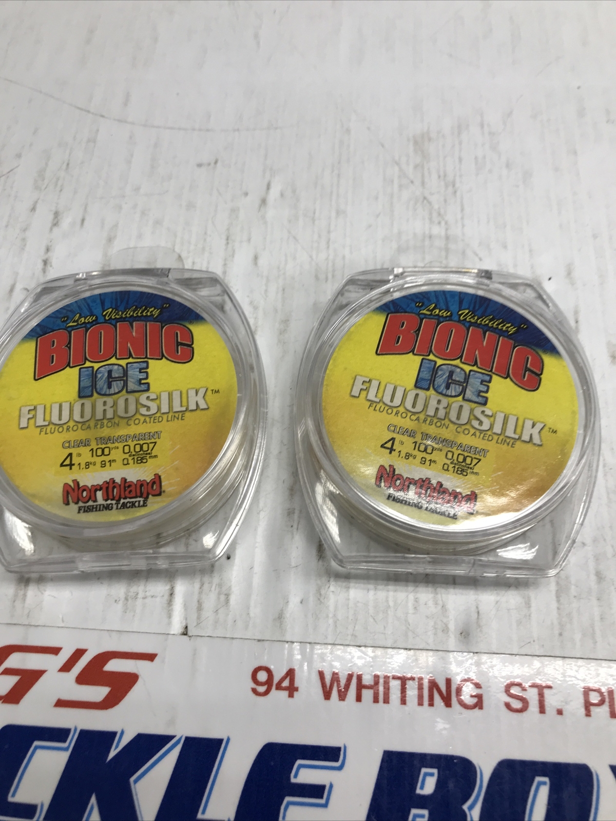 2pk 100yd Per Spool  Northland Flourosilk 4lb &ldquo;Save&rdquo;