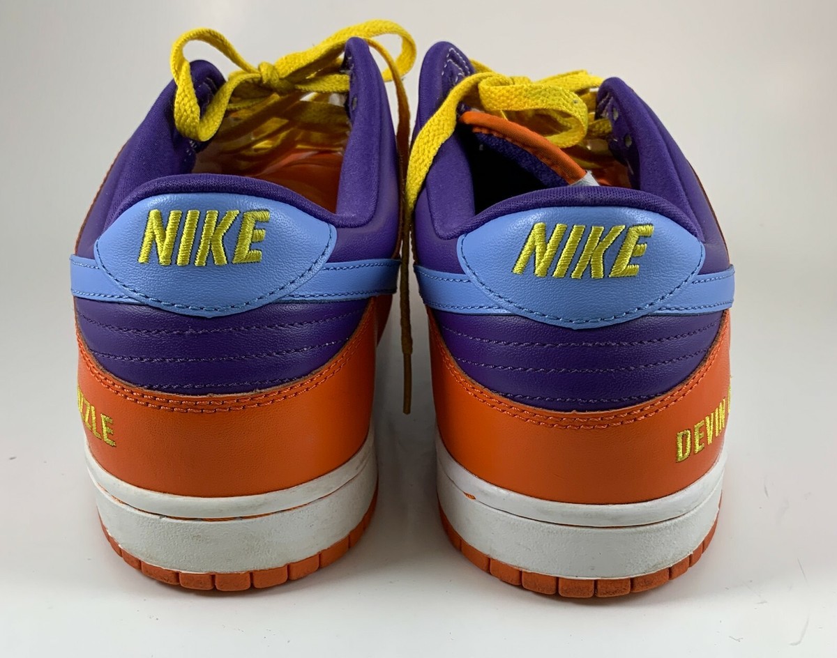 Nike ID 316143-991 Custom Dunk Low Sneakers Orange Purple Nike ID 316143-991 Custom Dunk Low Sneakers Orange Purple