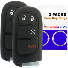 2 For 2013 2014 2015 2016 2017 2018 Ram 1500 2500 3500 Remote Smart Key Fob 