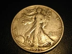 1935-S 90% Silver Walking Liberty Half Dollar VF+  ^^^^^