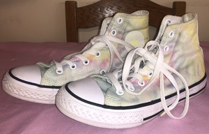 tie dye high tops