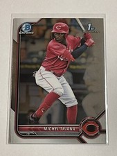 2022 Bowman Chrome Prospects Michel Triana #BCP-75 Cincinnati Reds