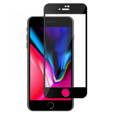 FOR IPHONE 7 / 8 PLUS SCREEN PROTECTOR CERAMICS MATTE BLACK 3D CURVED EDGE FULL