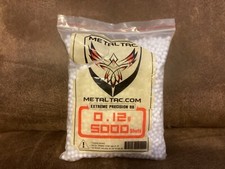 METAL TAC AIRSOFT EXTREME PRECISION BB'S 0.12g 5,000 SHOTS