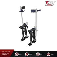 Adjustable Height Stilts Tool Aluminum Drywall For Painter Taping 15" - 23"