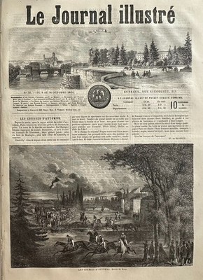 Illustrated Journal 1864 No. 35 Autumn Races - View Of Rome - Croquemitain