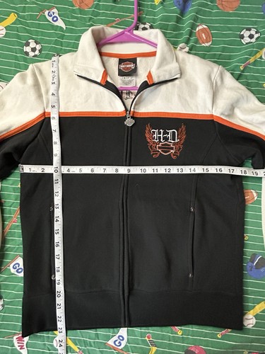 Giacca da pista Harley Davidson donna vintage anni 2000 bianca piccola - Foto 7 di 7