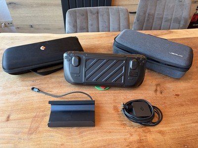 Steam Deck OLED 512GB mit Zubehörpaket Extra Tasche und Gripcase mit Cover +Dock