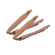 Accordion Shoulder Straps Soft PU Leather Adjustable Harness with Buckle
