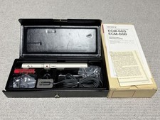 Sony ECM-66B Electret Condenser Clip-On Lavalier Microphone used w/box japan