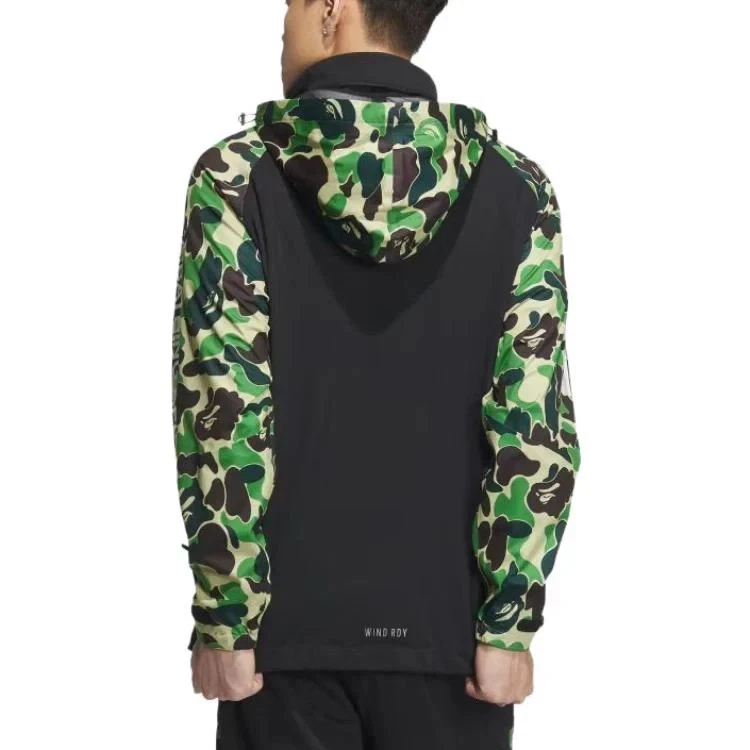 A Bathing Ape Bape X Adidas Wind Dry Hooded Jacket - Size Medium - IQ3679 New - Image 2 of 4