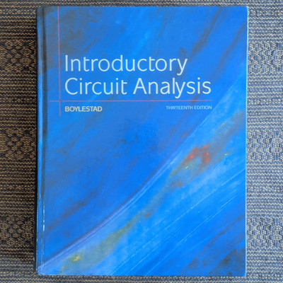 Boylestad Pearson Introductory Circuit Analysis 13th Ed Hardcover 2010 Circuits