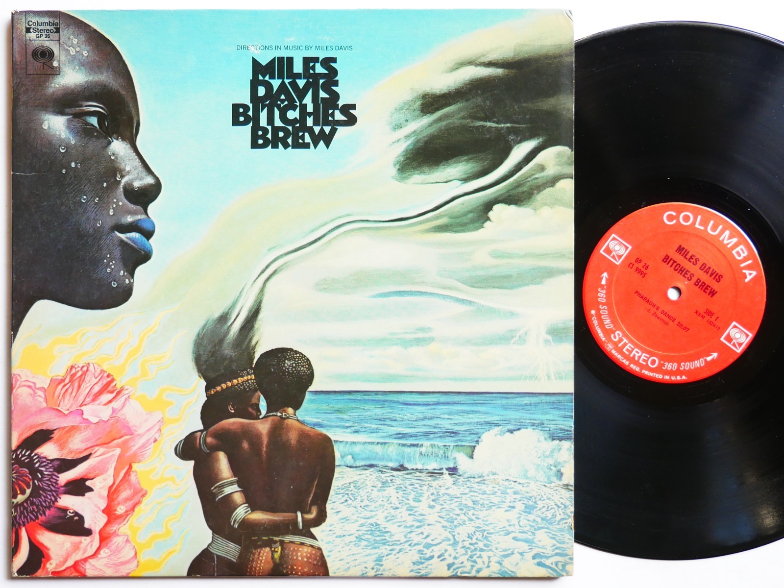 MILES DAVIS Bitches Brew 2 x LP COLUMBIA CS 9995 Wayne Shorter Joe Zawinul 2-EYE