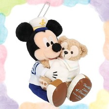 Tokyo DisneySea Duffy 20th Mickey Duffy Plush Badge Heartfelt Letters Friendship