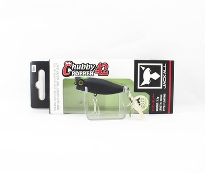 Jackall Chubby Popper 42 Floating Lure Sight Mat Black (0115)