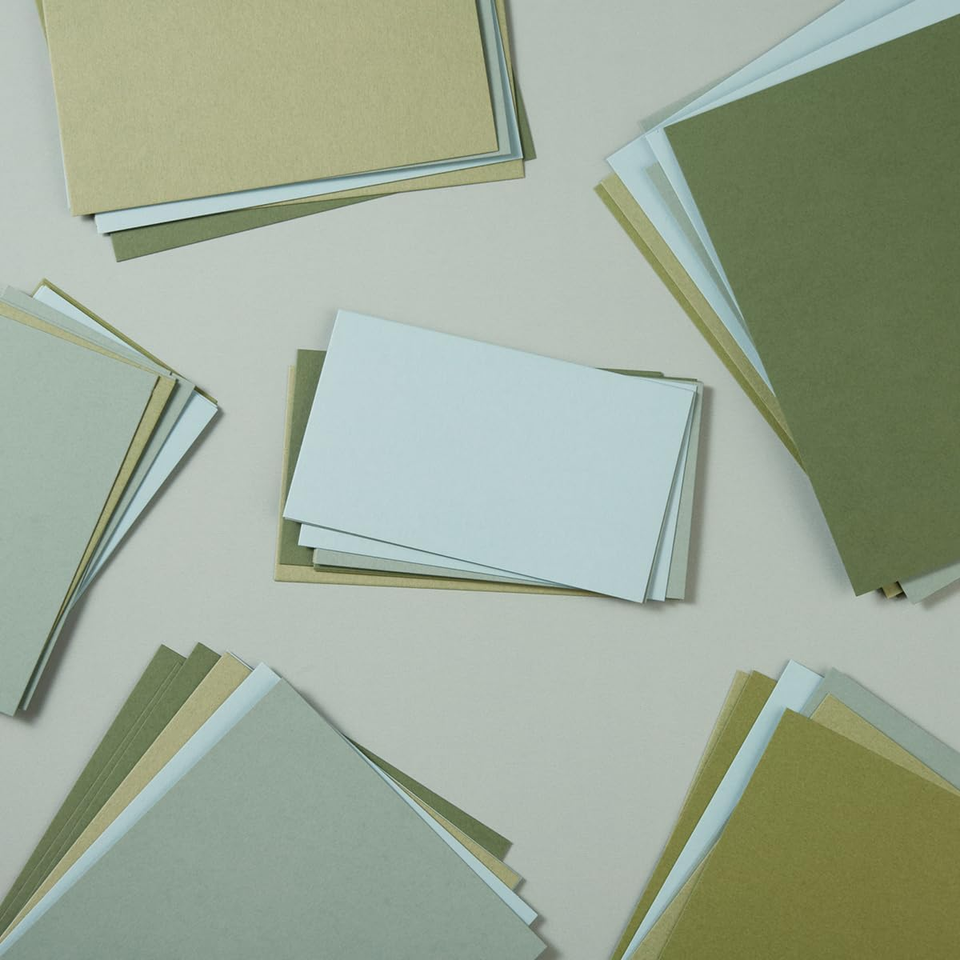 50 Sheets Colored Cardstock Paper, Green, 4X6, 5 Colors 744759937780| eBay