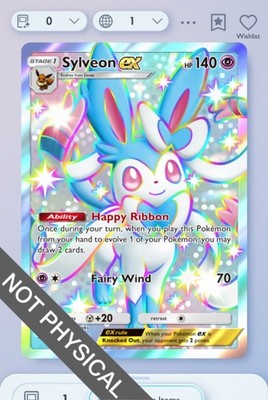 Pokemon TCG Pocket - Sylveon EX Shiny 2 , Fantastical Parade, English