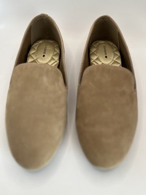 Birdies The Heron Beige Latte Suede Loafers Flats Slip On Slipper Shoes 9