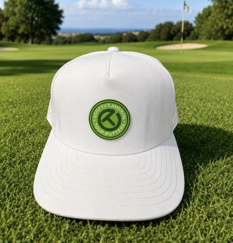 NWT SCOTTY CAMERON GALLERY MELIN ODYSEA HYDRO Circle T Hat White Green  Golf