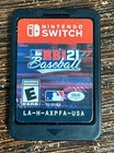 MLB RBI 21 Baseball 2021 - Nintendo Switch - Very Good Condition - Game Only