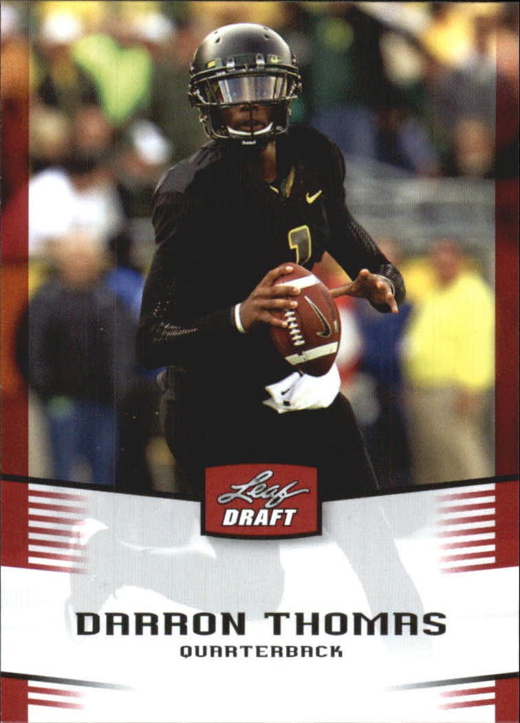 2012 Leaf Draft #11 Darron Thomas - FB