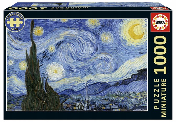 Puzzle 1000 ElementóW. GwiaźDzista Noc, Vincent Van Gogh Educa-image