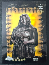 2025 Topps Chrome WWE x Cactus Jack Piper Niven Famed Phantoms Gold /50