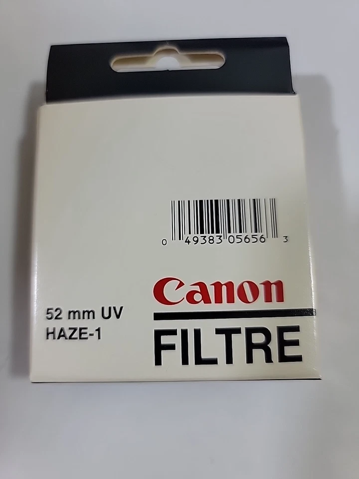 Canon 52mm  UV Haze  Filter genuine OEM Open Box #012 Blower Brush Cleaning Fl - Image 3 of 4