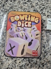 Bowling Dice Fundex 2002 Game in Metal Tin COMPLETE