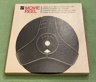 GAF Super 8 & 8mm Movie Reel 400ft Empty Reel in Original Box