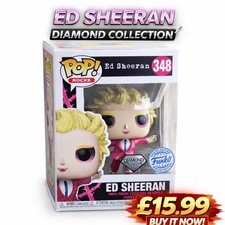 🎤✨ FUNKO POP ROCKS ED SHEERAN #348 – DIAMOND COLLECTION ✨🎤