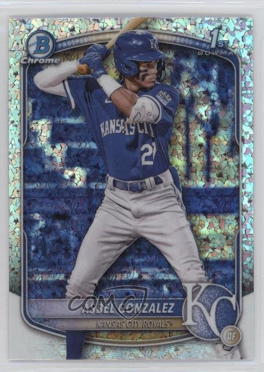 2025 Bowman Chrome Prospects Mini-Diamond Refractor Asbel Gonzalez #BCP-4 04mf