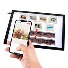 Slide Viewer Light Pad for Slides and Film Negative Scanning, Ultra-Thin A4 S...