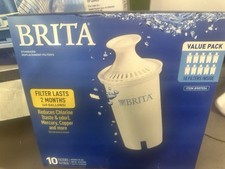 Brita 987554 Pitcher Replacement Filters - 10 Pack New In Box