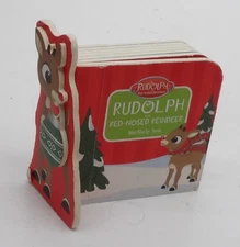 Rudolph Red Nosed Reindeer Mini Blocky Book Board Kids Book 2020 Bendon