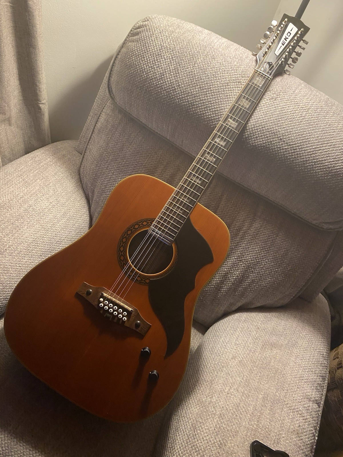 Early Eko Ranger XII Acoustic ELECTRA Guitar 12 String Guitar Italian ELECTRIC