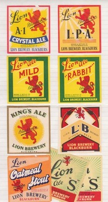 Sammlung von 20 Lancashire Mid Century Bieren: Massey s, Mitchells & Blackburn s
