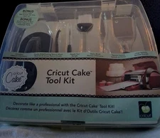 Cricut Cake Tool Kit 6 Tools Spatulas & Bonus Mat Scraper New In Case!
