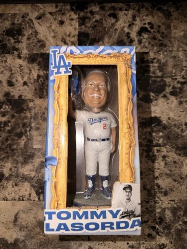 Tommy Lasorda Dodgers Bobblehead Figure MLB Collectible in Original Unopened Box